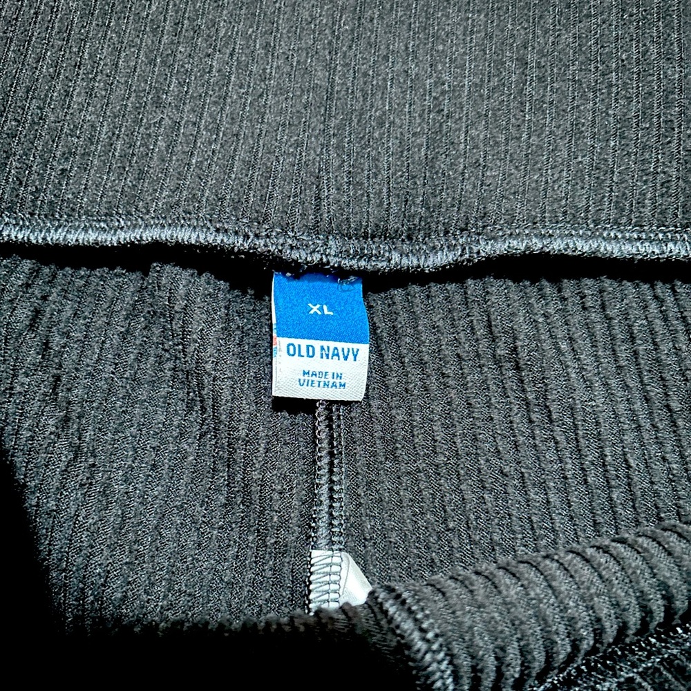 Black Ribbed Bottoms - Picture 4 of 7